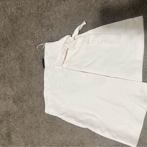 Topshop Cream Wrap Skirt